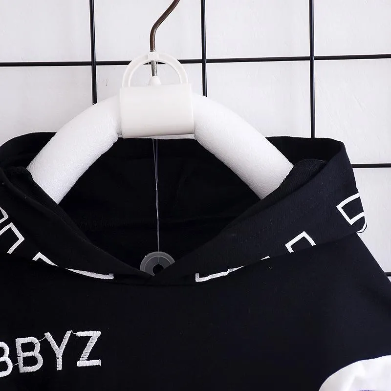 2-piece Color-block Hoodie & Pants for Children Boy