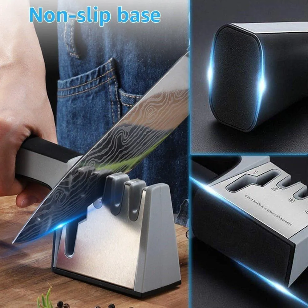 4 in 1 Knife Scissors Sharpener