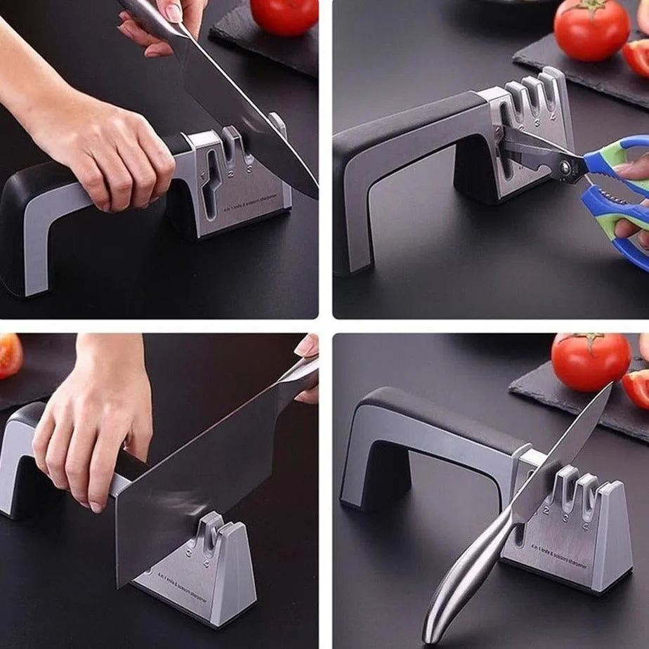 4 in 1 Knife Scissors Sharpener