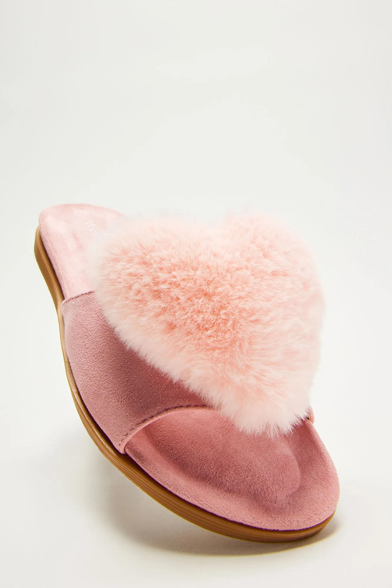 Arylee Heart Slippers - Pink