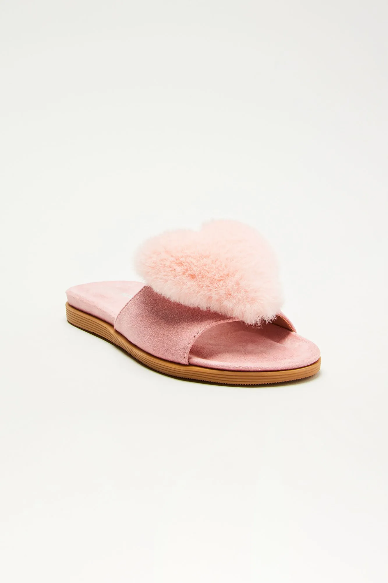 Arylee Heart Slippers - Pink