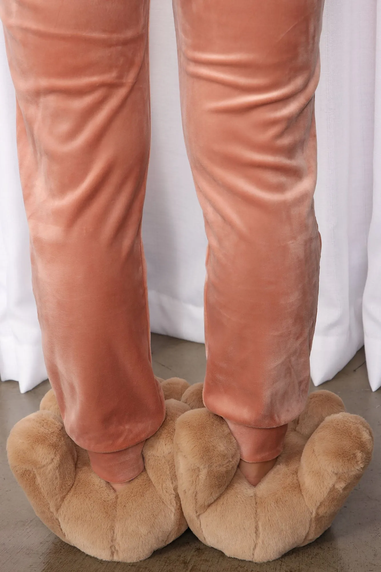 Be My Teddy Bear Slippers - Mocha