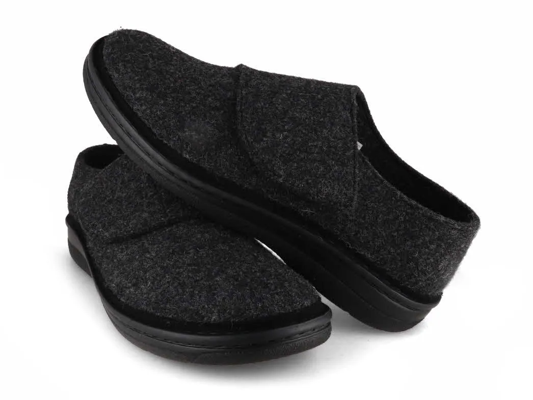Berkemann BERKOFLEX Men Slippers 'Balian', dark gray