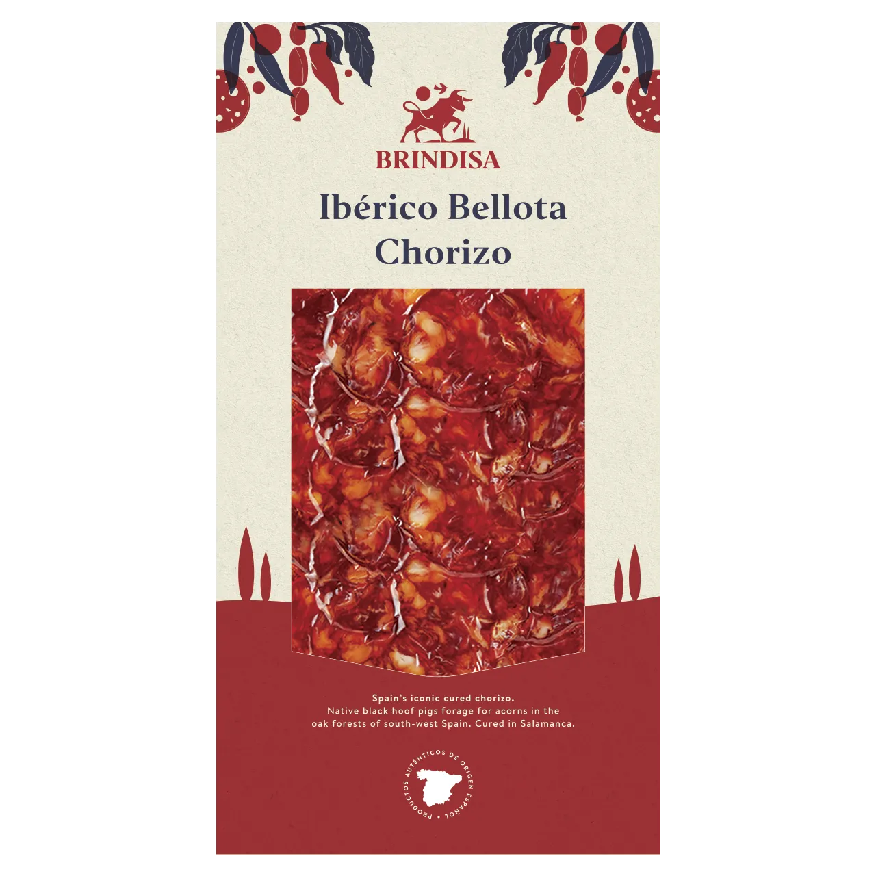 Brindisa Acorn Fed 75% Ibérico Chorizo, 100g