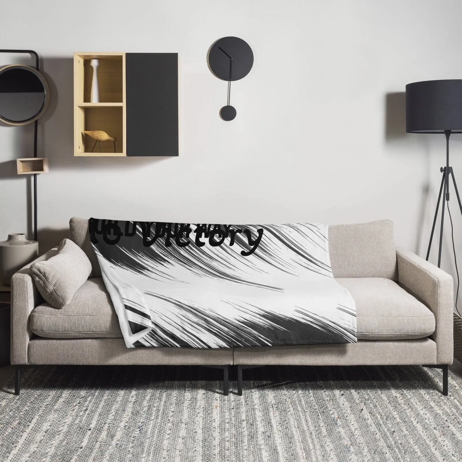 Build Your Way To Victory Throw Blanket