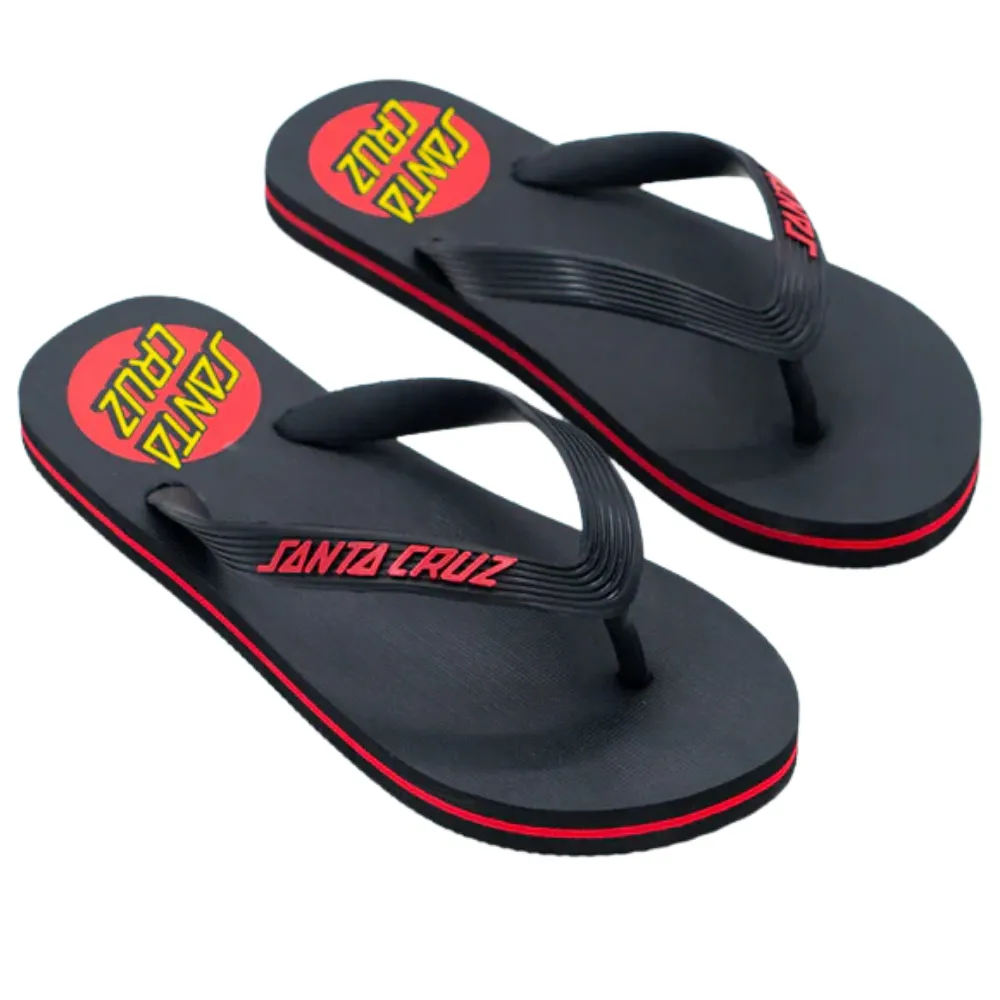 Classic Dot Slippers Black