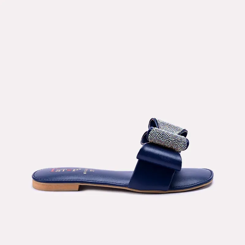 Delilah Blue Fancy Slippers 0412475