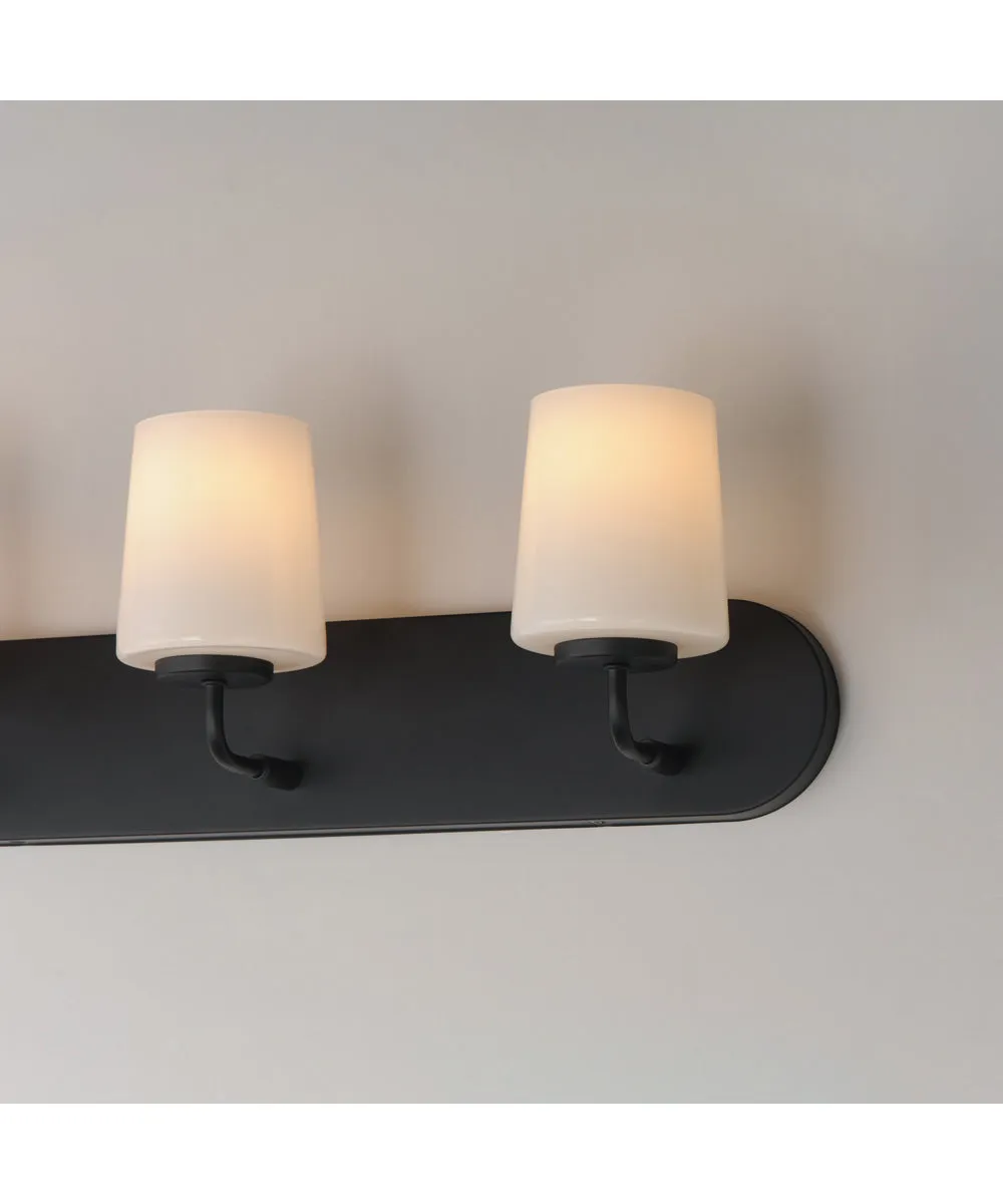 Durham 3-Light Strip Bath Vanity Black