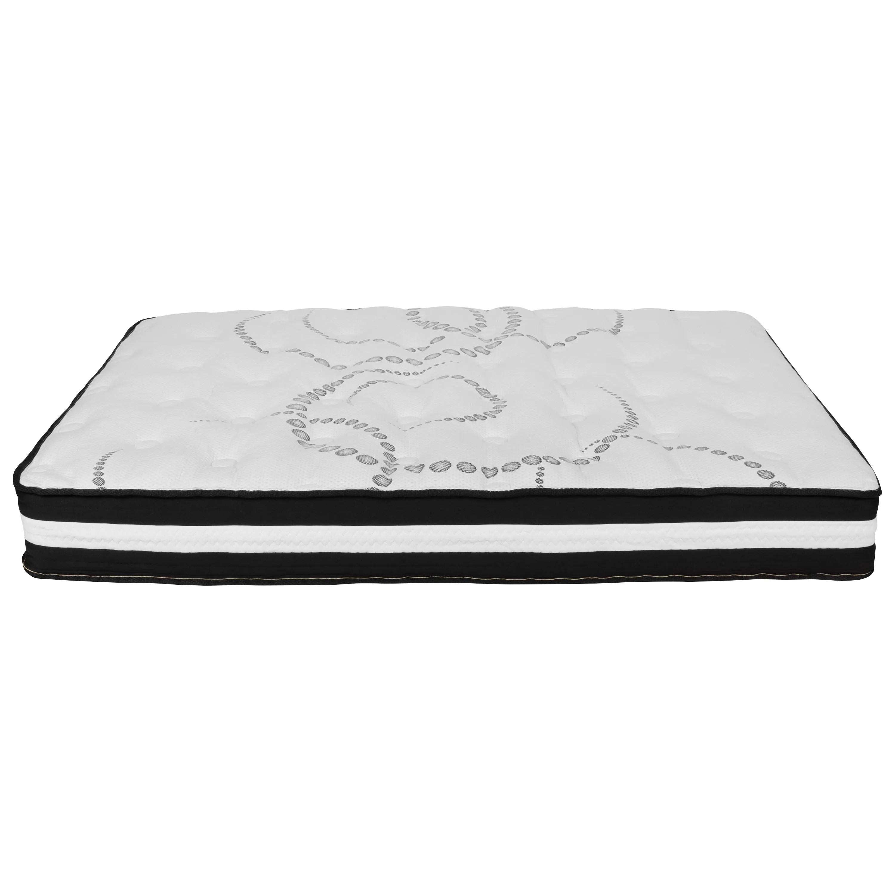 Full Platform Bed Set-Gray HG-BM10-26-GG