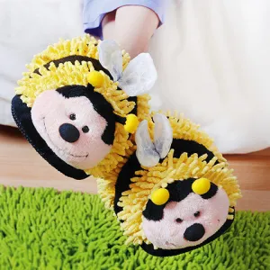 Fuzzy Friends Slippers Bumble Bee