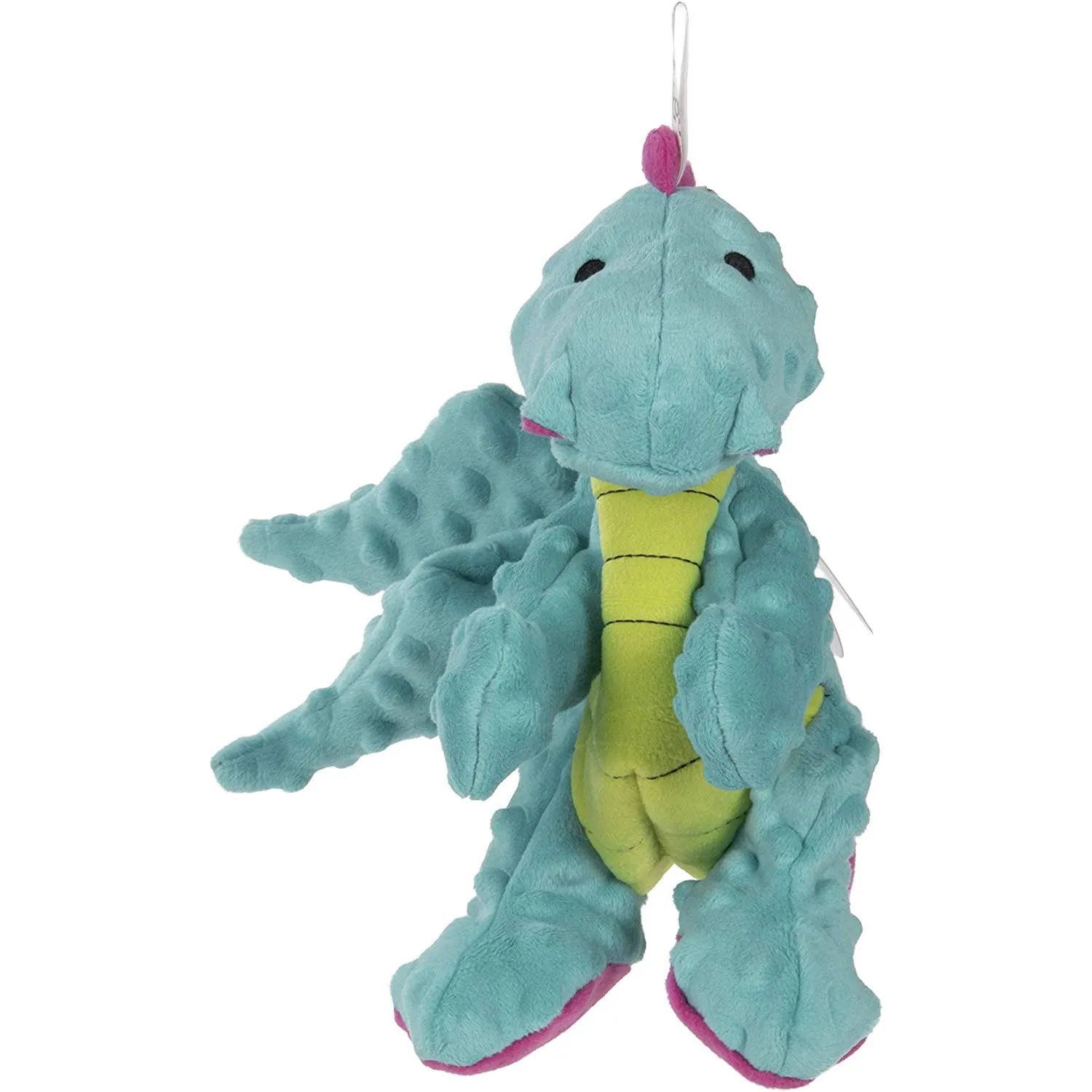 GoDogs Durable Turquoise Dragon Dog Toy