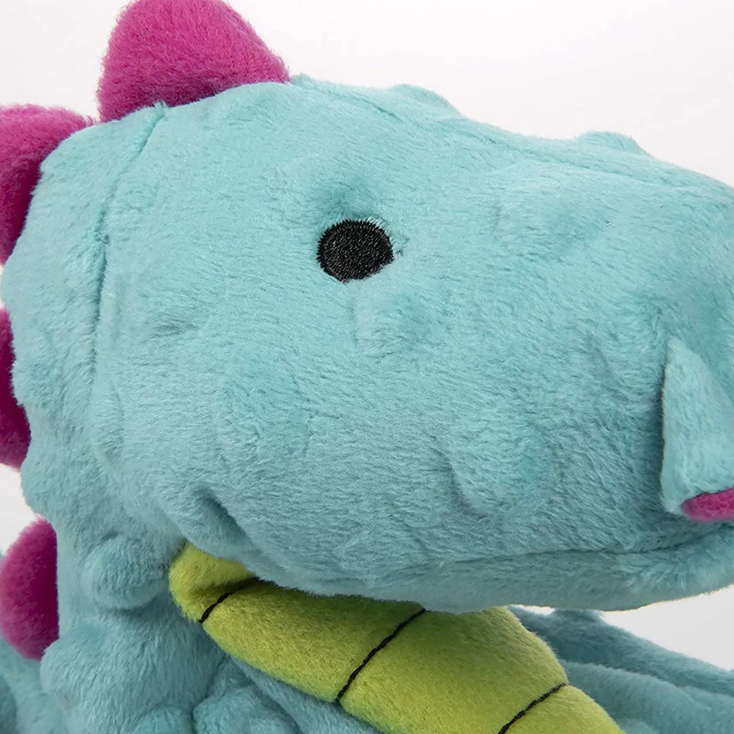 GoDogs Durable Turquoise Dragon Dog Toy