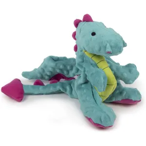 GoDogs Durable Turquoise Dragon Dog Toy