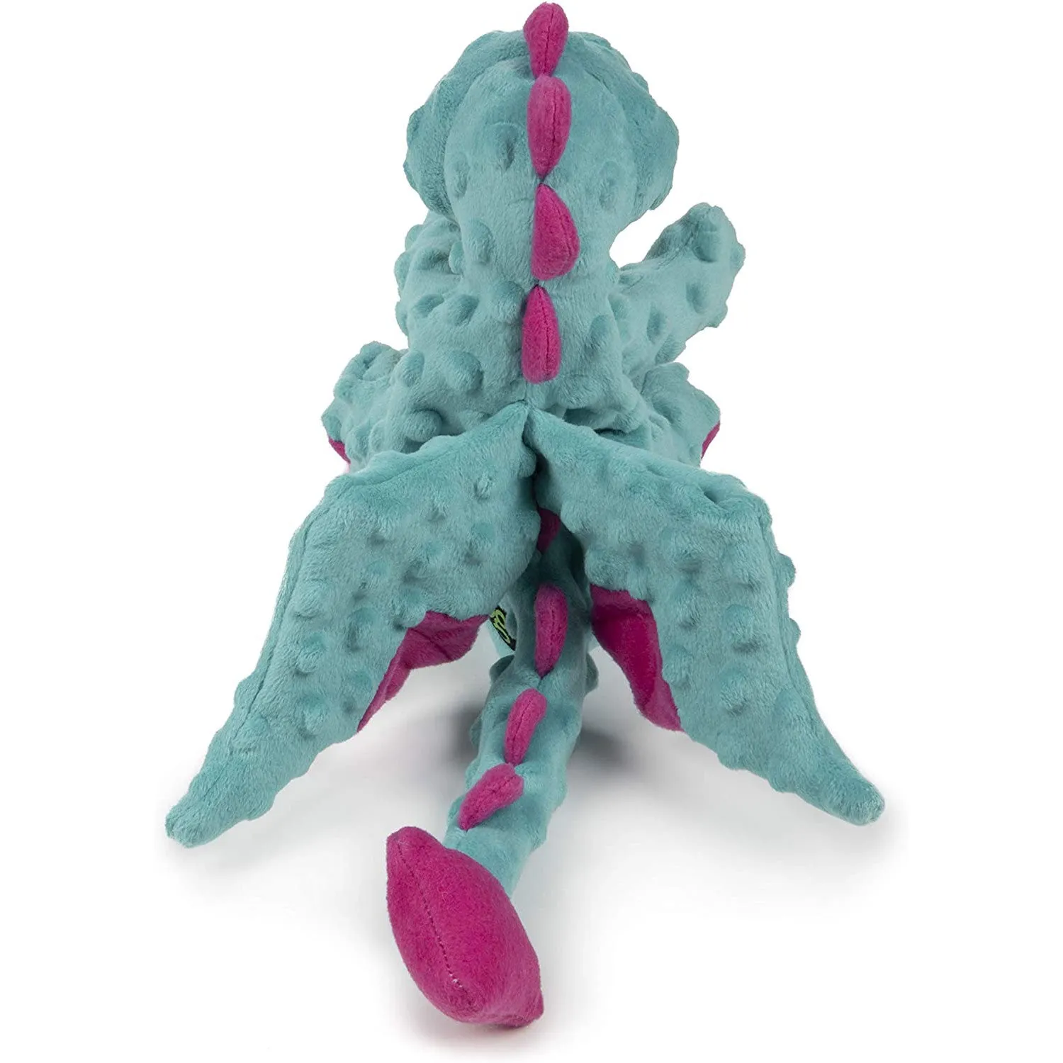 GoDogs Durable Turquoise Dragon Dog Toy