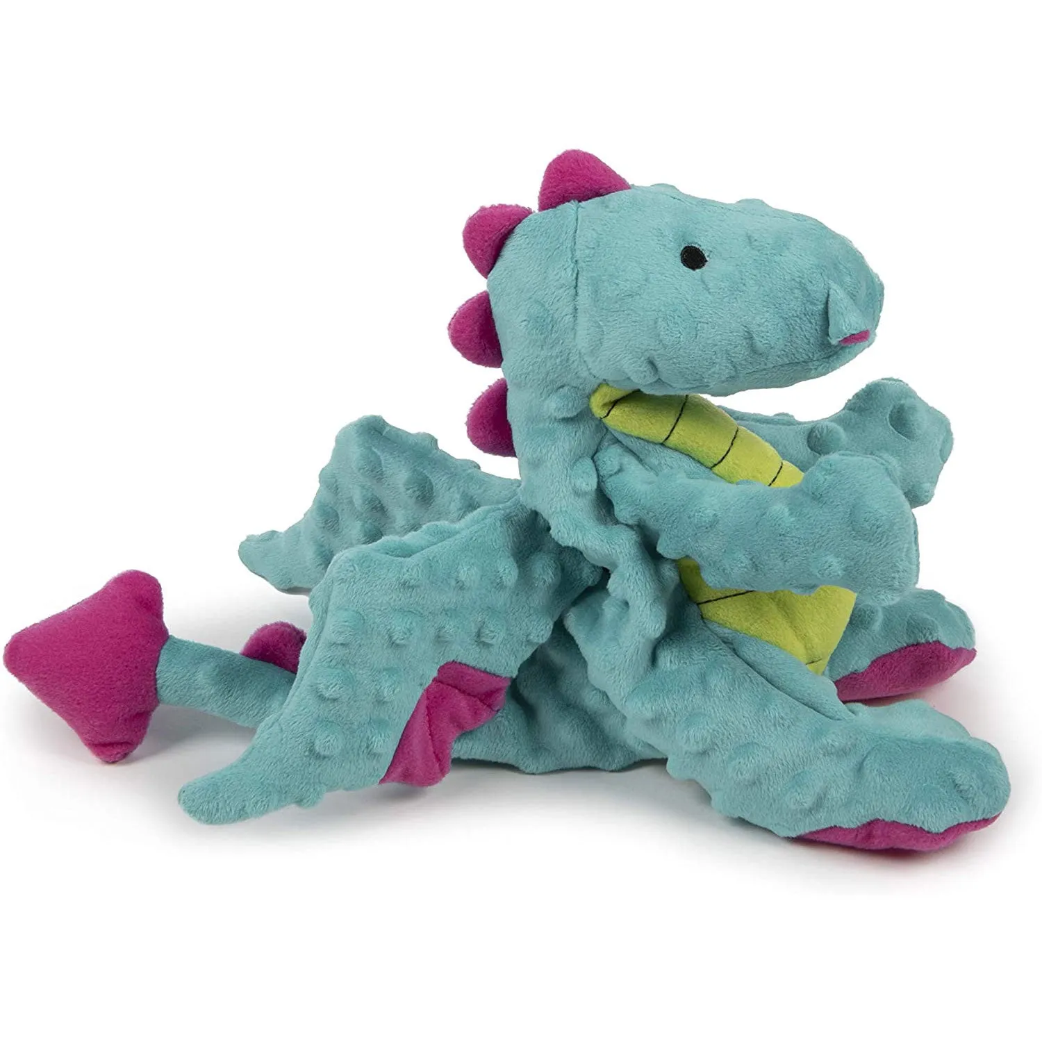 GoDogs Durable Turquoise Dragon Dog Toy