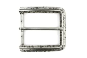 Hammered Effect Prong Buckle 40mm