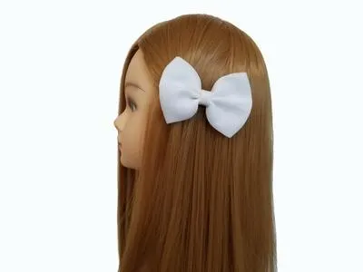 Ivory 4" inch Burlap Bows Universal