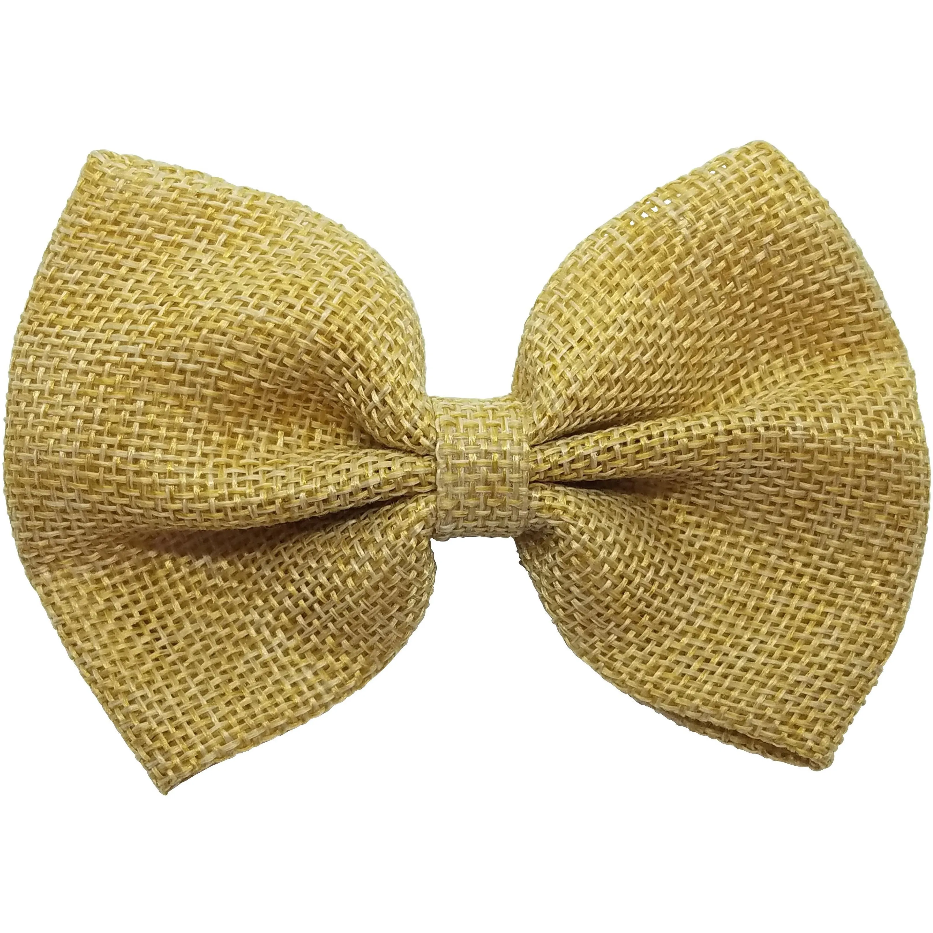 Ivory 4" inch Burlap Bows Universal