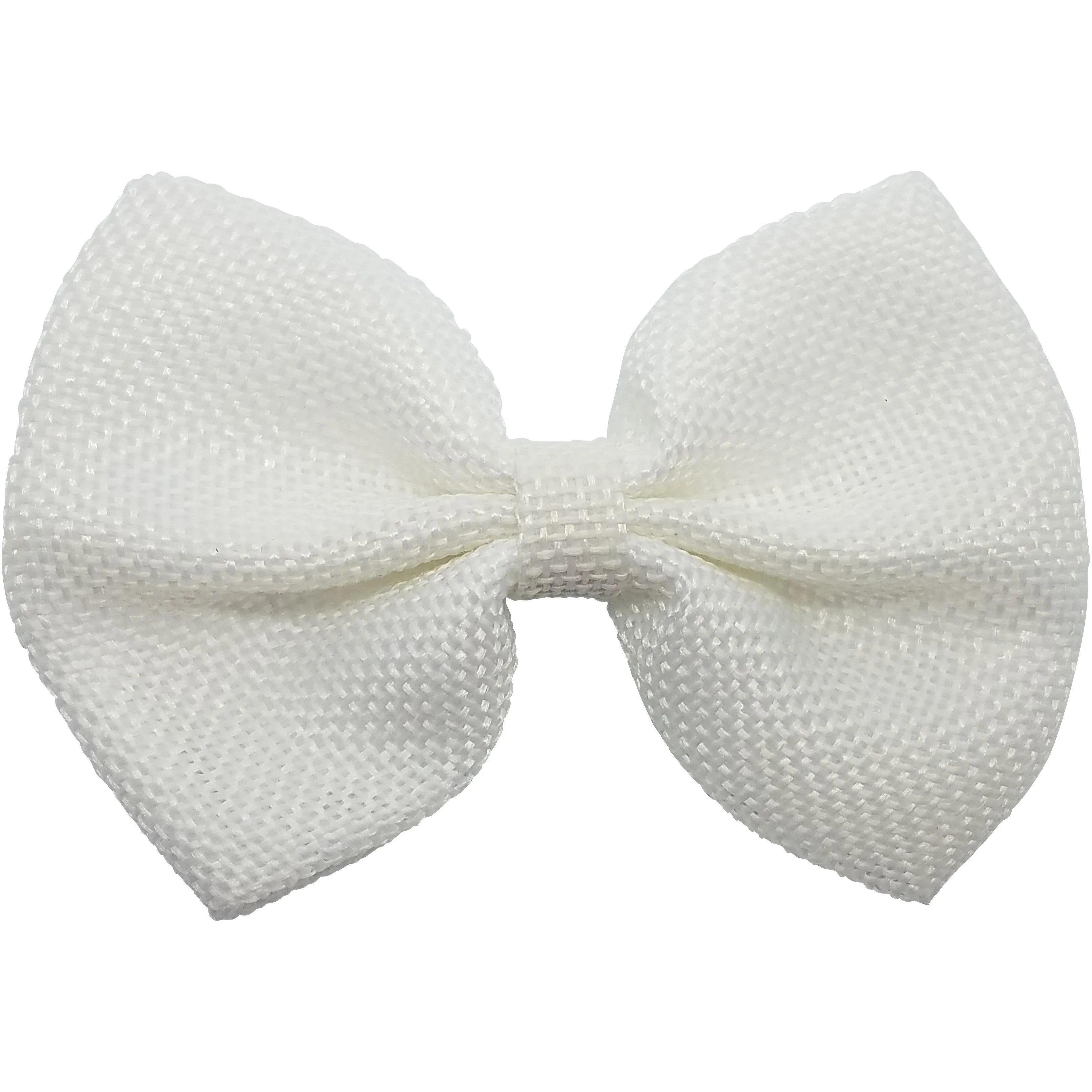 Ivory 4" inch Burlap Bows Universal