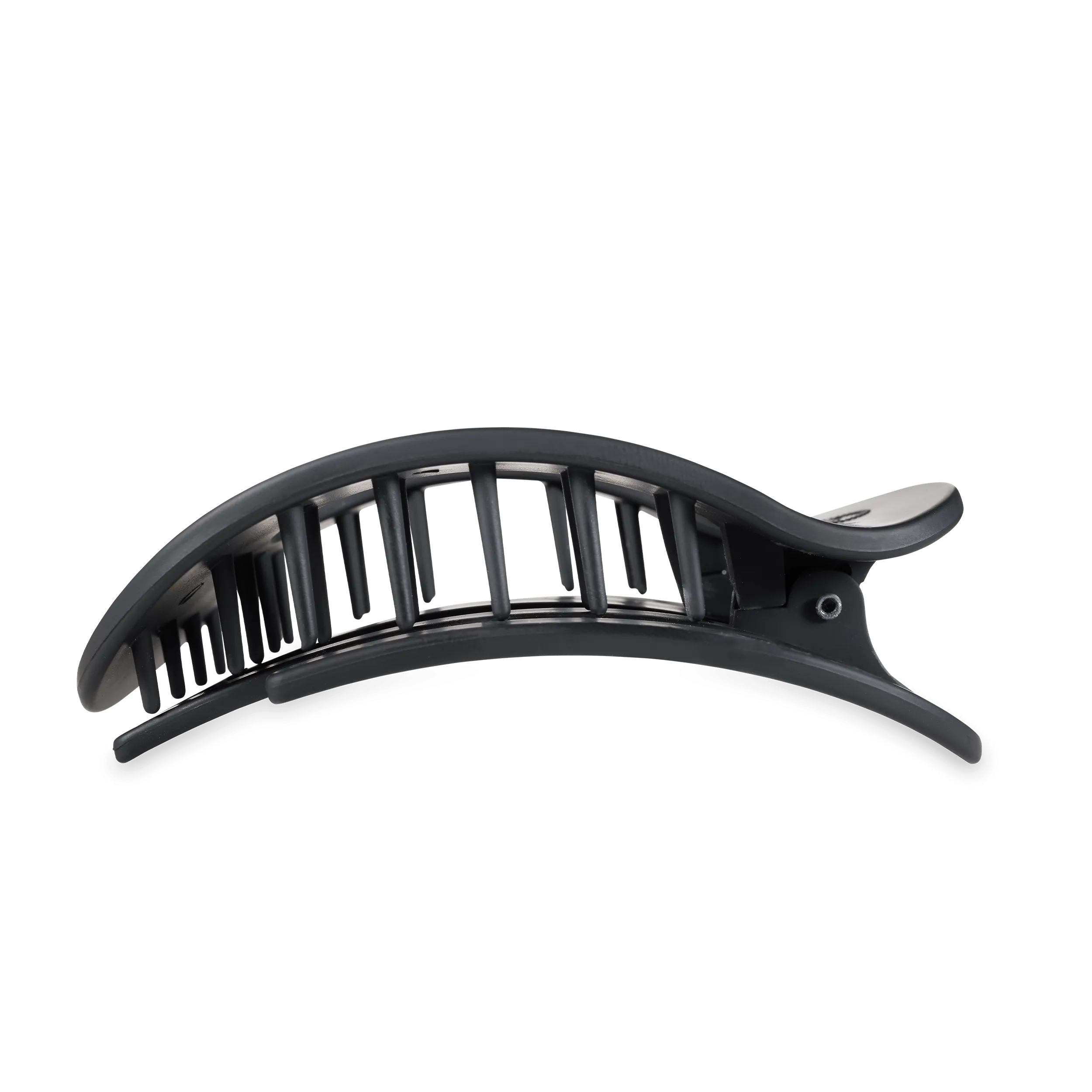 Midnight Matte Large Flat Round Hair Clip