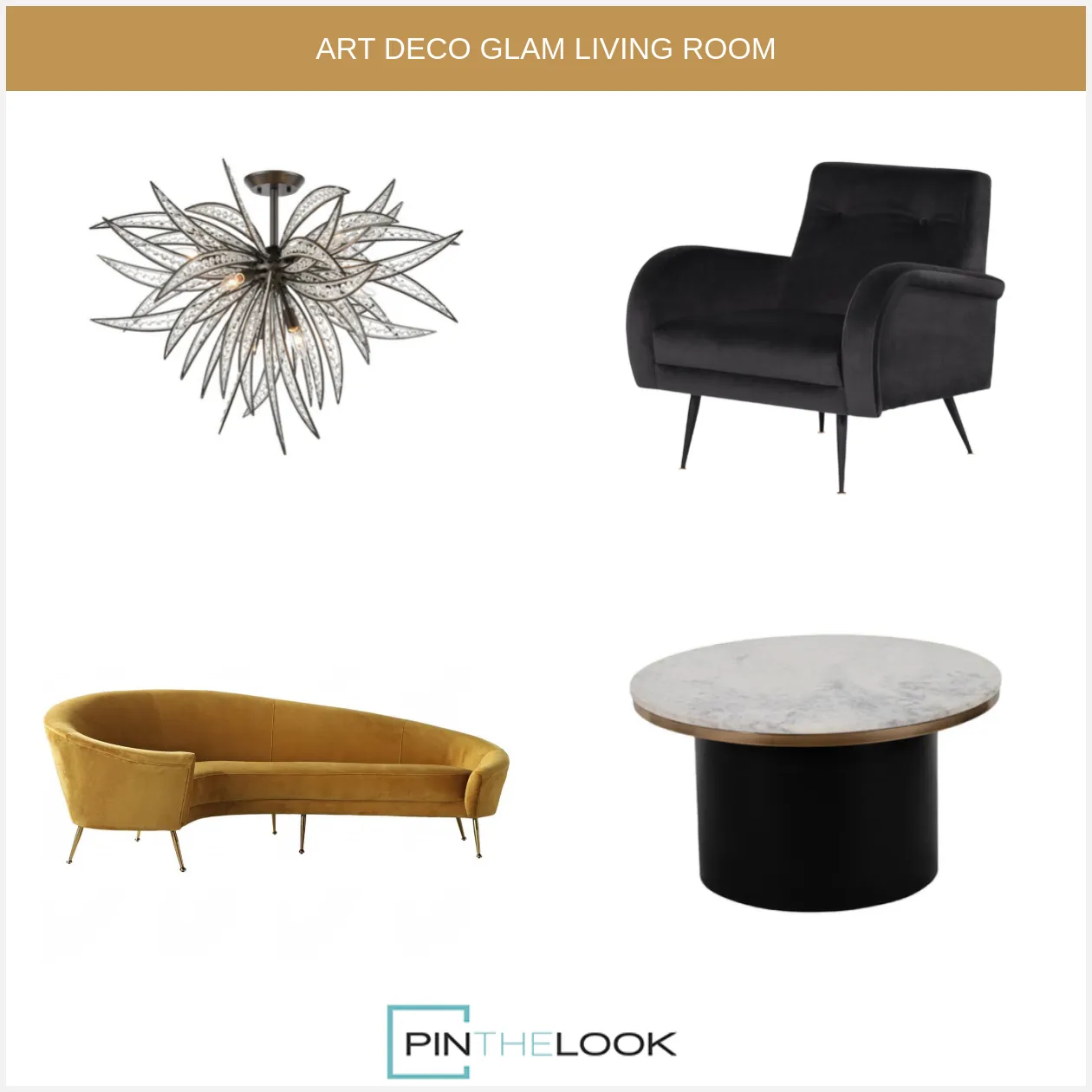 Modern Luxe Dijon Velvet Sofa