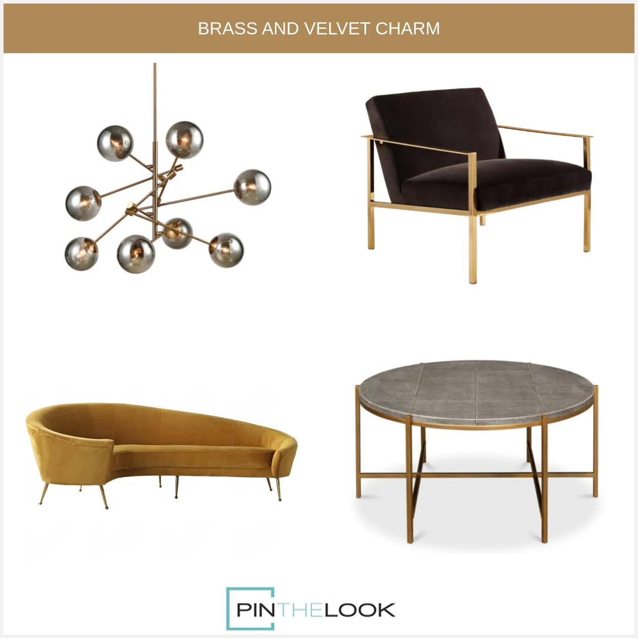 Modern Luxe Dijon Velvet Sofa