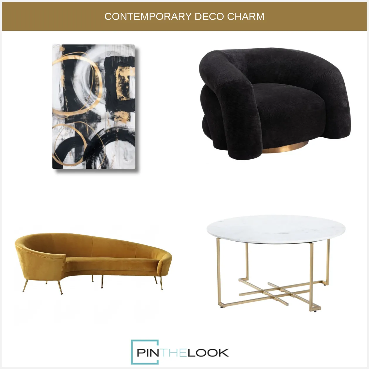 Modern Luxe Dijon Velvet Sofa