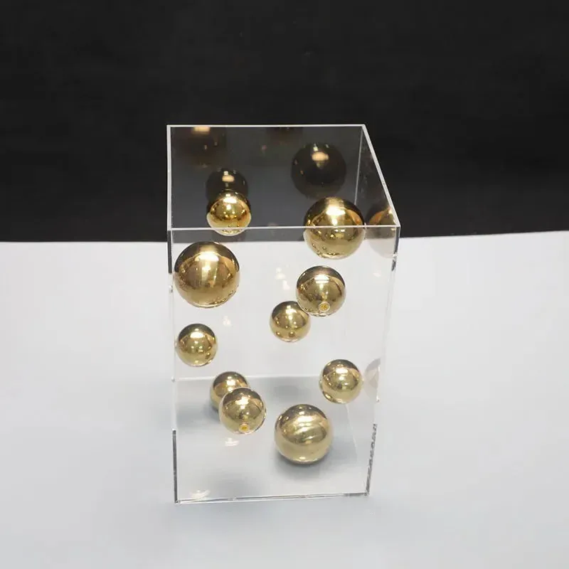 Modern Spherical Art Display Cube