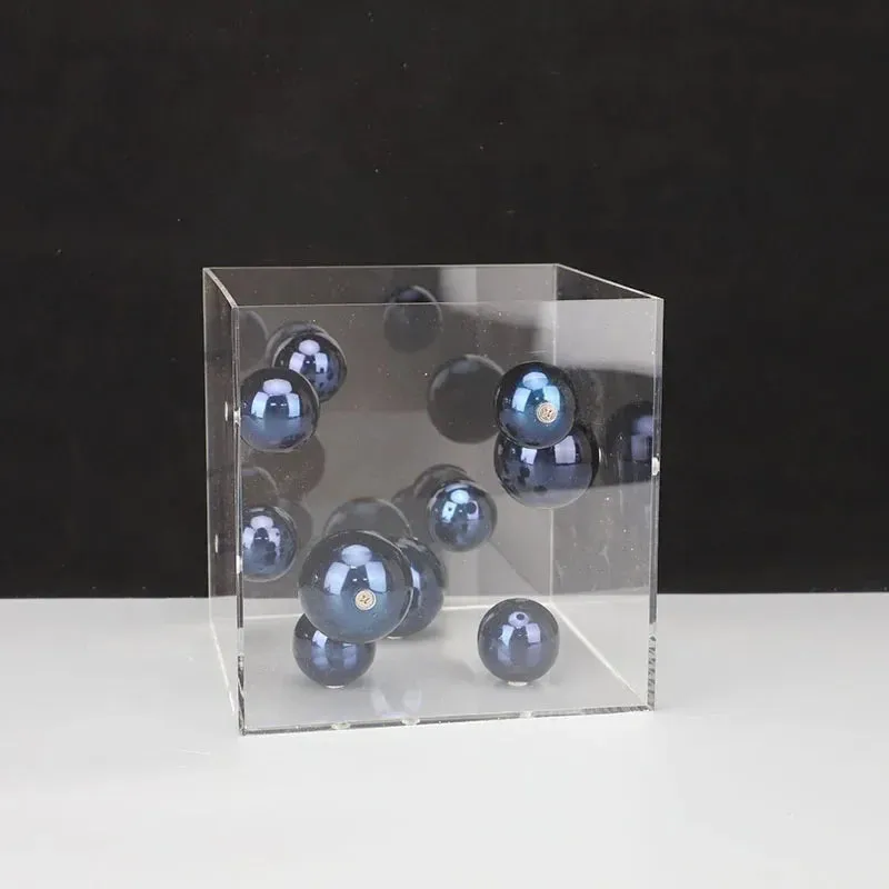 Modern Spherical Art Display Cube