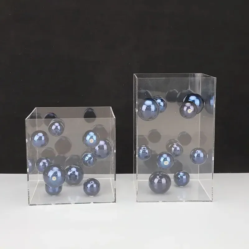 Modern Spherical Art Display Cube
