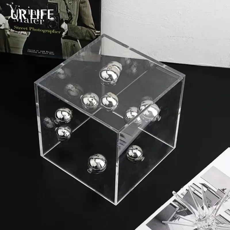 Modern Spherical Art Display Cube