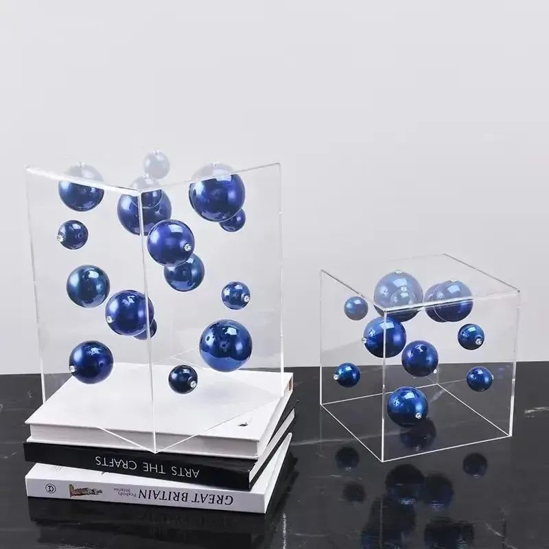 Modern Spherical Art Display Cube