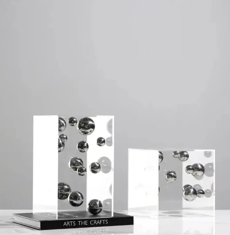 Modern Spherical Art Display Cube