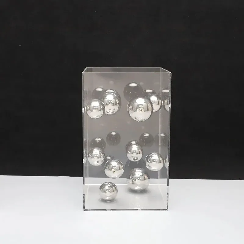Modern Spherical Art Display Cube