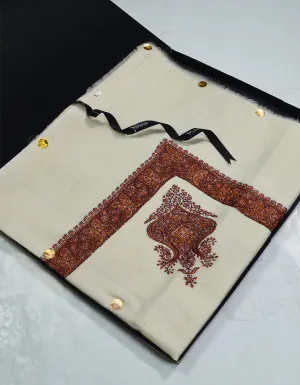 Mussar Rumaal Small Naqsha White RS00015