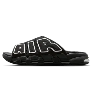 Nike Air More Uptempo Slide ‘Black - Black Sole’