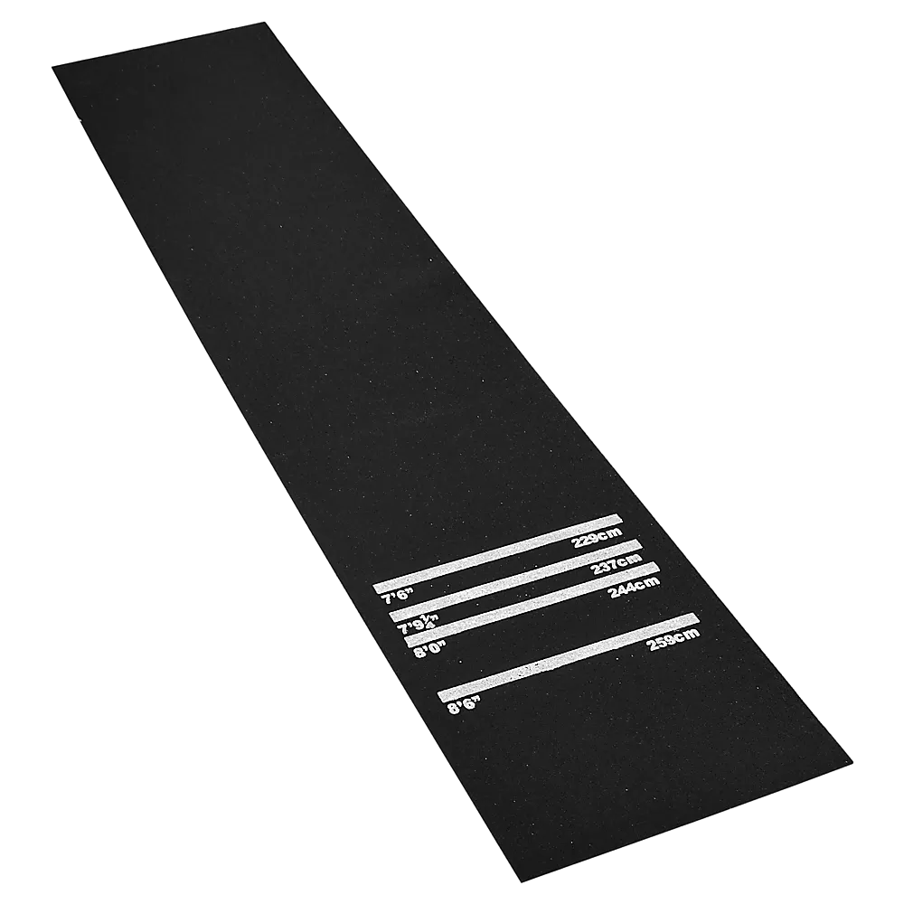 Non-Slip Rubber Darts Mat, 300x61cm, 4 Oche Lines by Randy & Travis