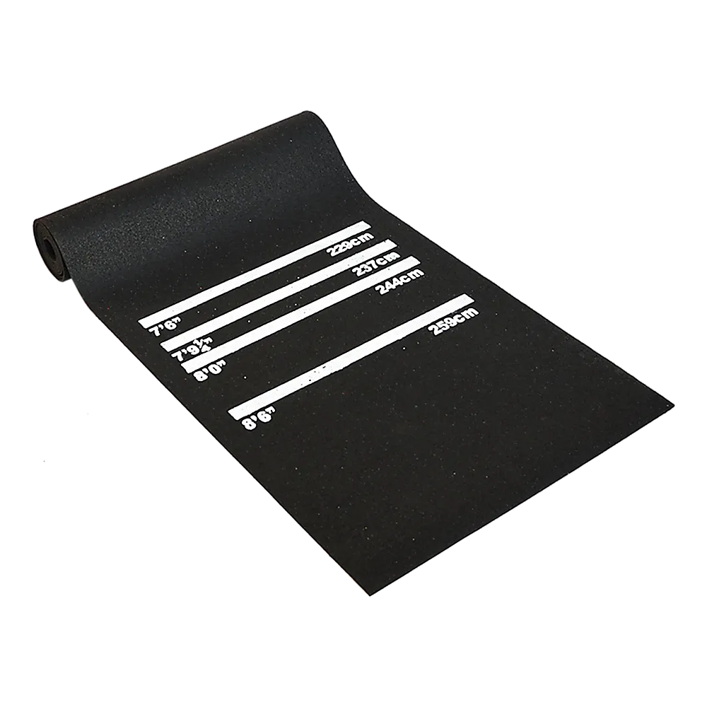 Non-Slip Rubber Darts Mat, 300x61cm, 4 Oche Lines by Randy & Travis