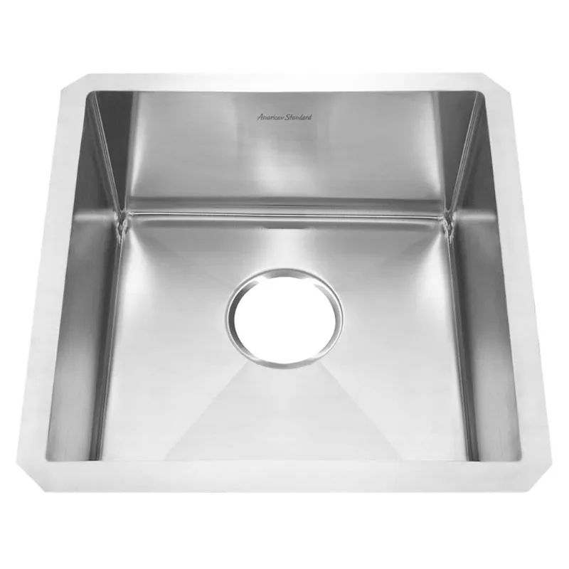 Pekoe 17" Single Basin Undermount Kitchen Sink in Stainless Steel