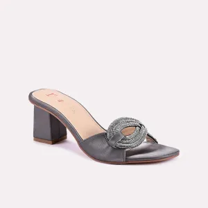 Seraphina Gray Heel Slippers 0412464
