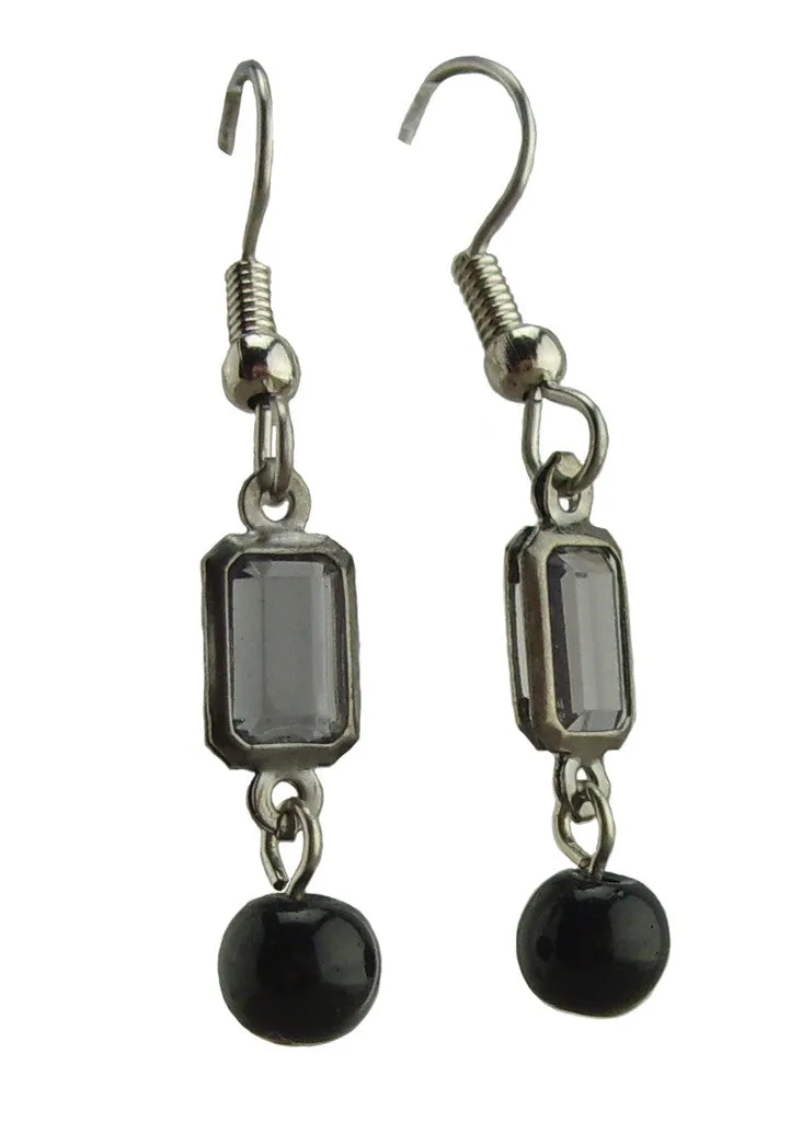 Small Gray Earrings