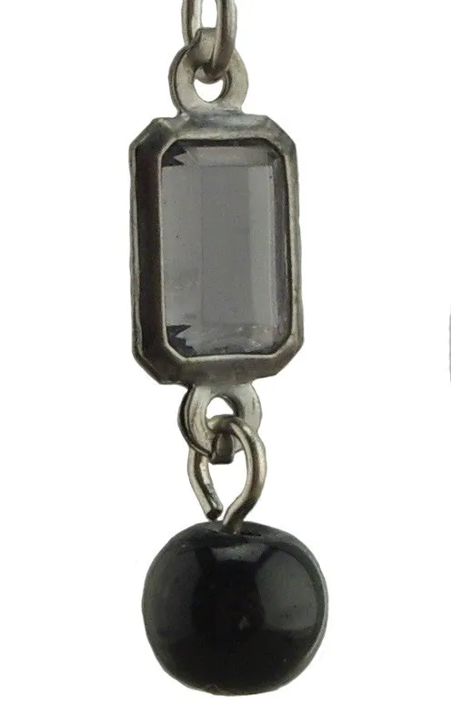 Small Gray Earrings