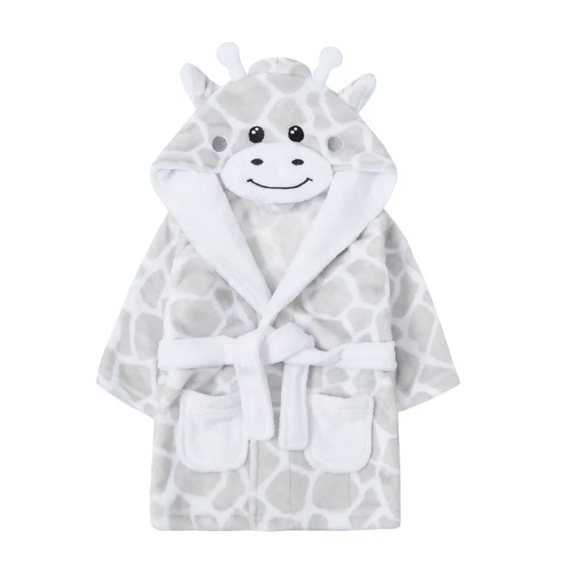 White Giraffe Dressing Gown