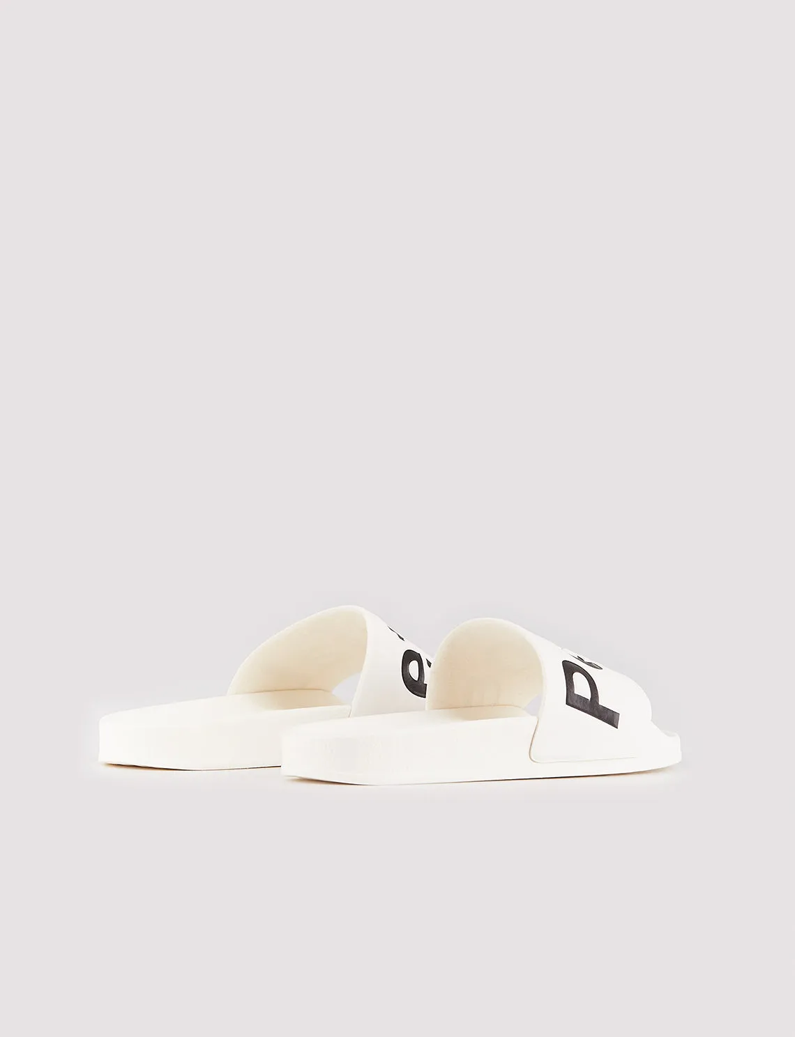 Women White Slide Slippers