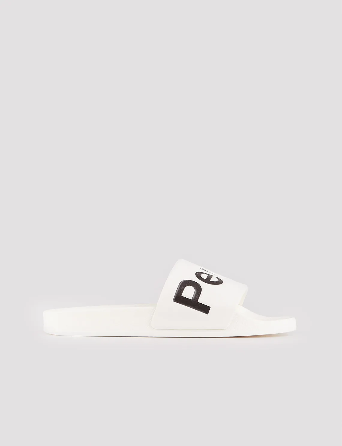 Women White Slide Slippers