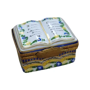 Yellow Light Blue Open Book