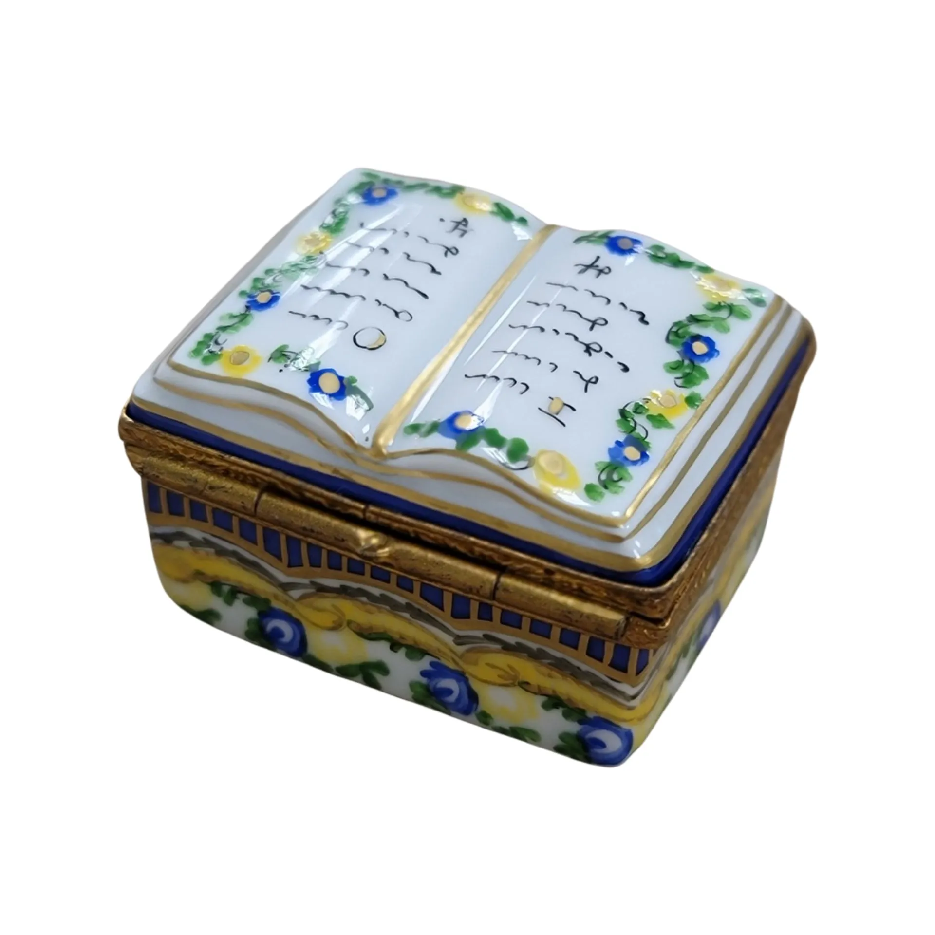 Yellow Light Blue Open Book