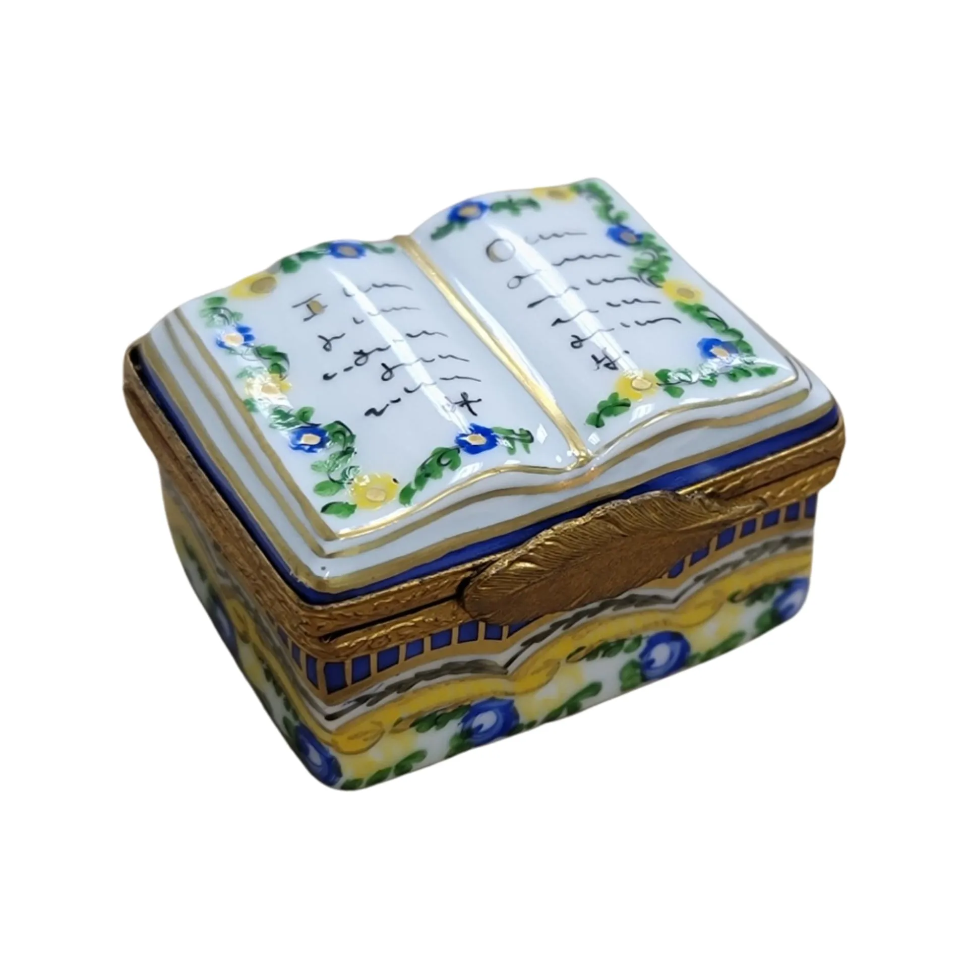Yellow Light Blue Open Book